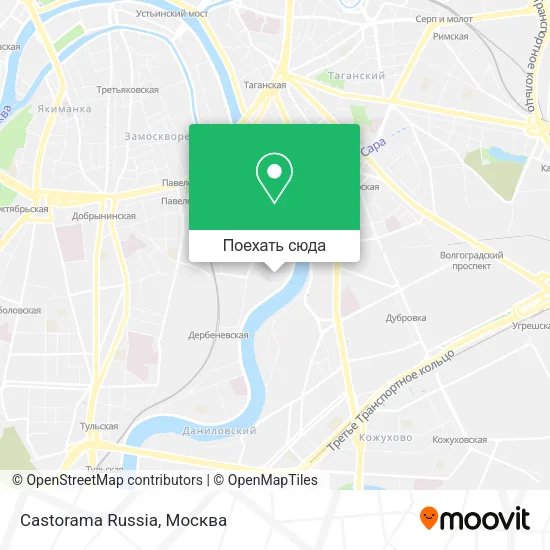 Карта Castorama Russia