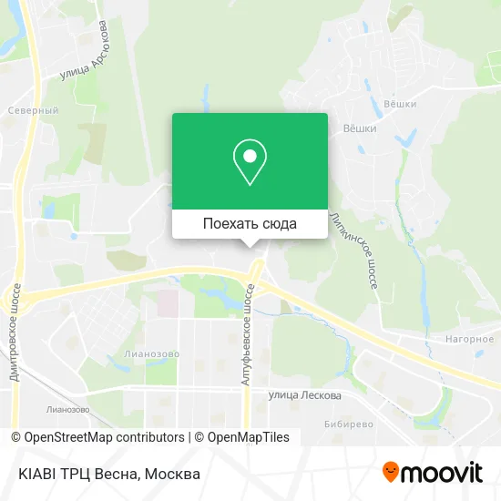 Карта KIABI ТРЦ Весна