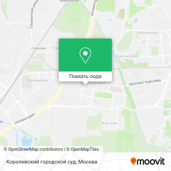Карта Королевский городской суд