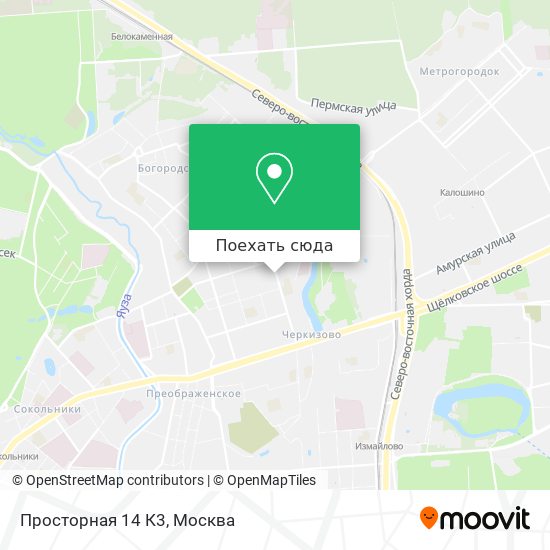 Карта Просторная 14 К3