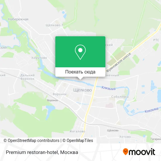 Карта Premium restoran-hotel