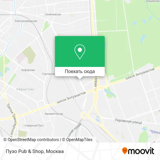 Карта Пузо Pub & Shop