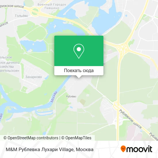 Карта M&M Рублевка Лухари Village