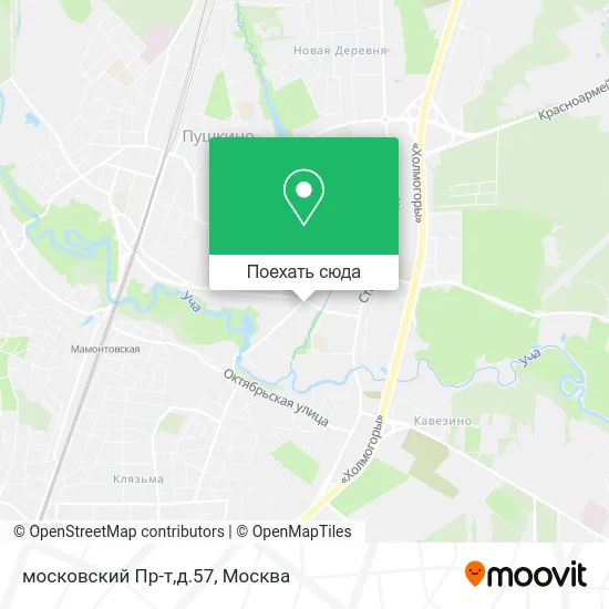 Карта московский Пр-т,д.57