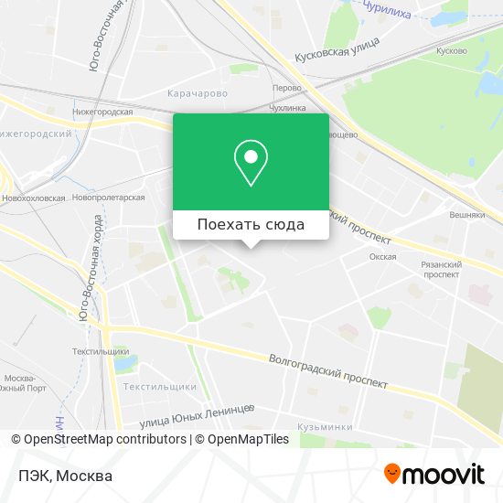 Карта ПЭК