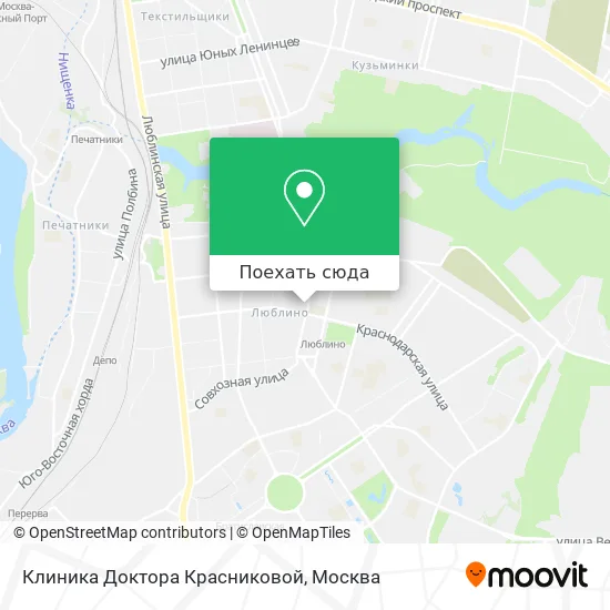 Карта Клиника Доктора Красниковой