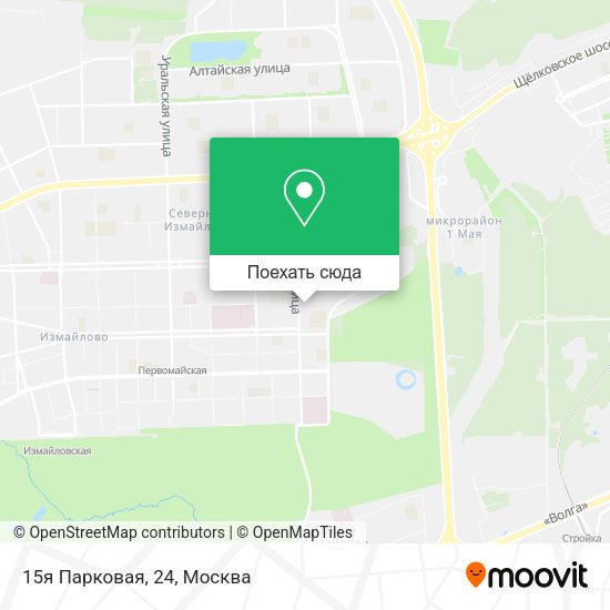 Карта 15я Парковая, 24