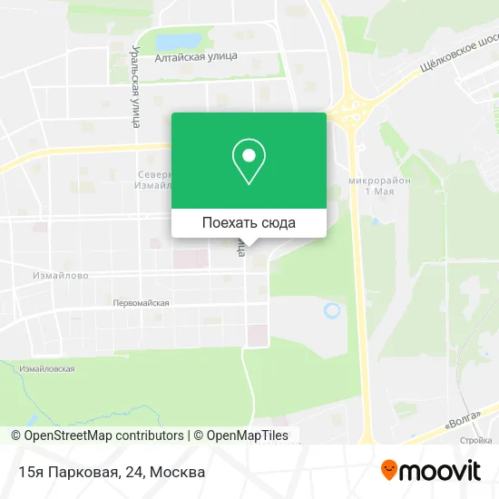 Карта 15я Парковая, 24