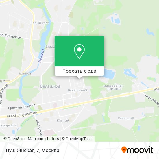 Карта Пушкинская, 7