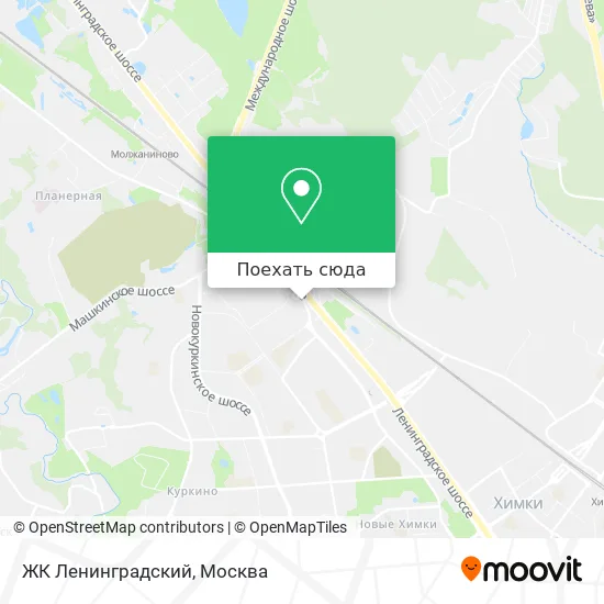 Карта ЖК Ленинградский