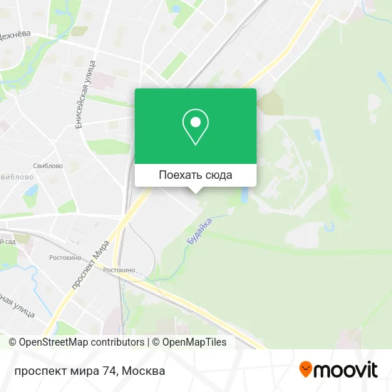 Карта проспект мира 74