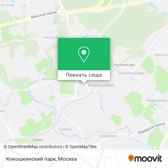 Карта Кокошкинский парк