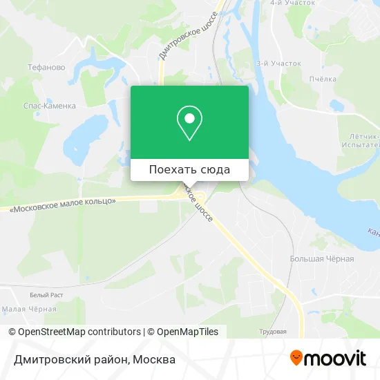 Карта Дмитровский район