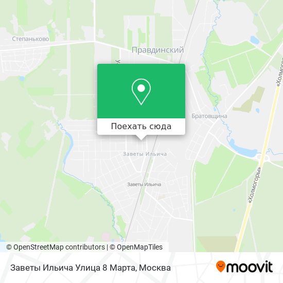 Карта Заветы Ильича Улица 8 Марта