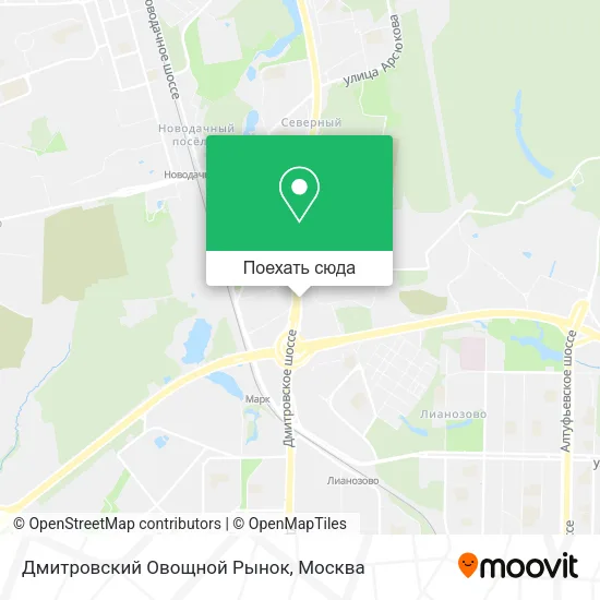 Карта Дмитровский Овощной Рынок