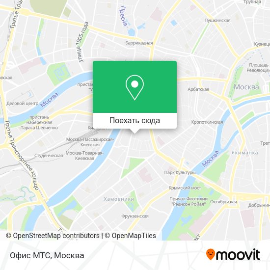 Карта Офис МТС