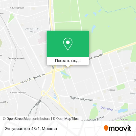 Карта Энтузиастов 48/1