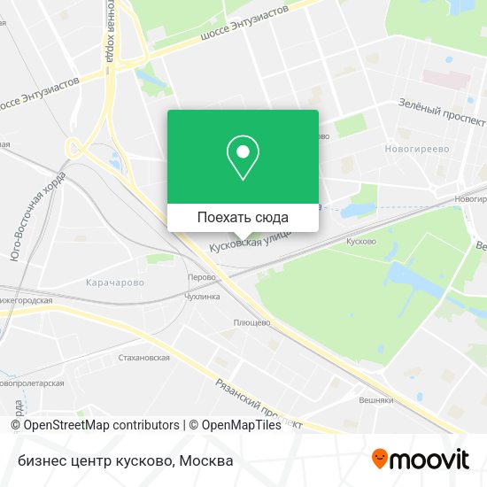 Карта бизнес центр кусково