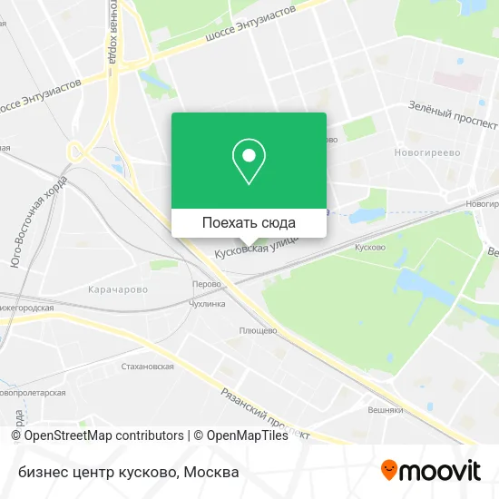 Карта бизнес центр кусково