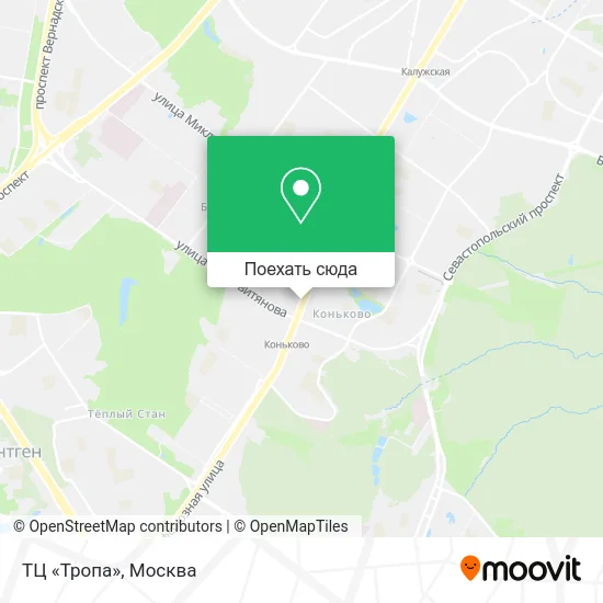 Карта ТЦ «Тропа»