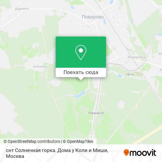 Карта снт Солнечная горка. Дома у Коли и Миши
