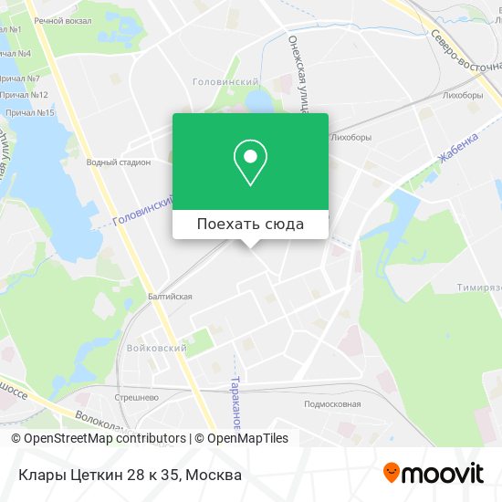 Карта Клары Цеткин 28 к 35
