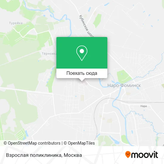 Карта Взрослая поликлиника