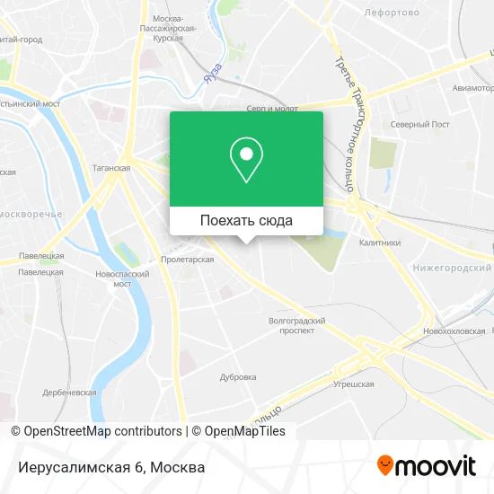 Карта Иерусалимская 6