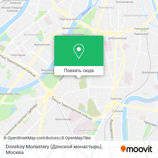 Карта Donskoy Monastery (Донской монастырь)