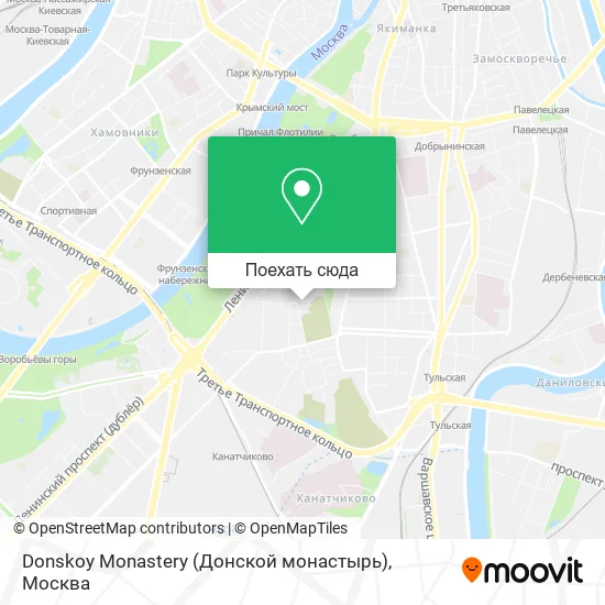 Карта Donskoy Monastery (Донской монастырь)