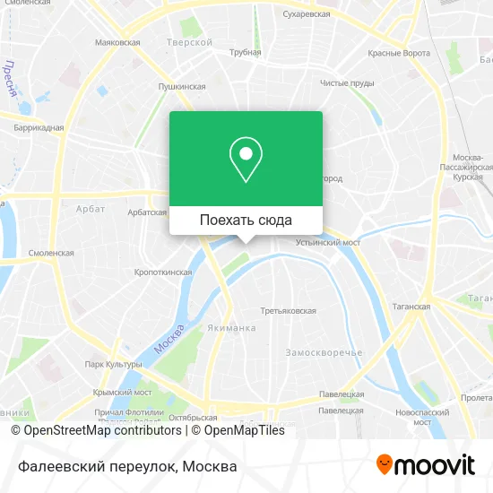 Карта Фалеевский переулок