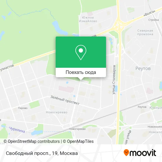 Карта Свободный просп., 19
