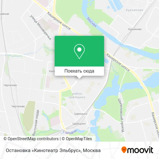 Карта Остановка «Кинотеатр Эльбрус»