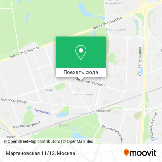 Карта Мартеновская 11/12