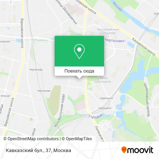 Карта Кавказский бул., 37