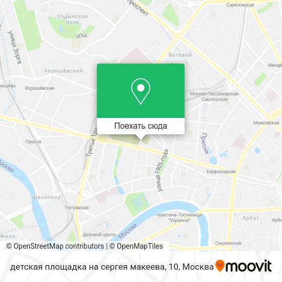 Карта детская площадка на сергея макеева, 10