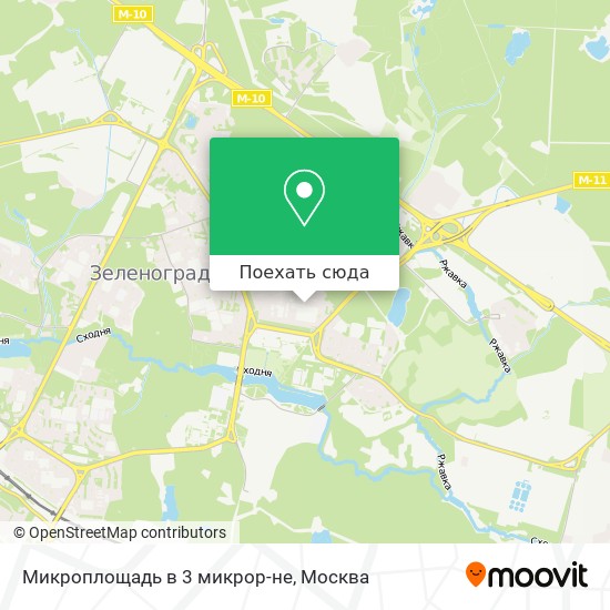 Карта Микроплощадь в 3 микрор-не