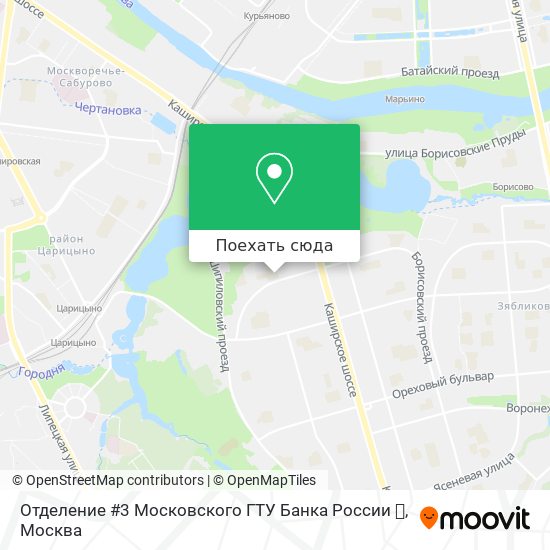 Карта Отделение #3 Московского ГТУ Банка России 👌