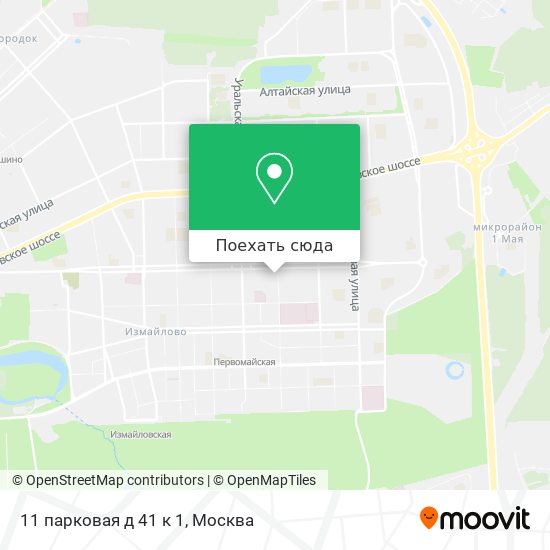 Карта 11 парковая д  41 к 1