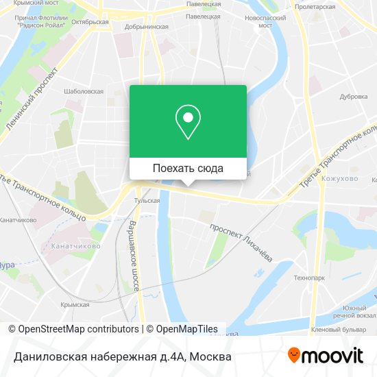 Карта Даниловская набережная д.4А