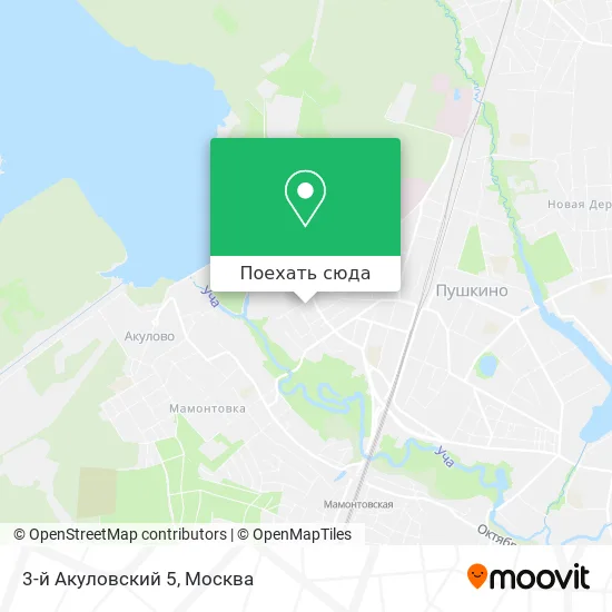 Карта 3-й Акуловский 5