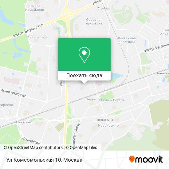 Карта Ул Комсомольская 10
