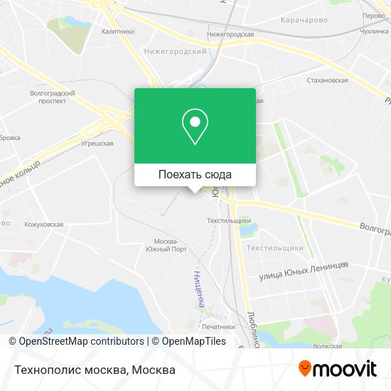 Карта Технополис москва