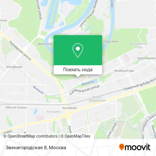 Карта Звенигородская 8