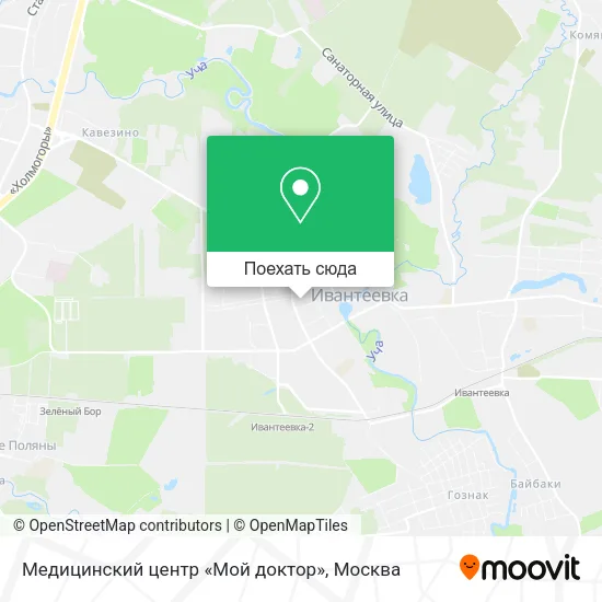 Карта Медицинский центр «Мой доктор»