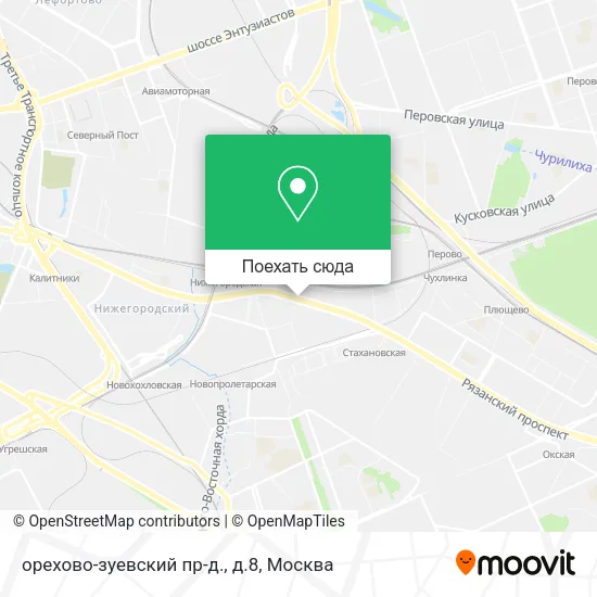Карта орехово-зуевский пр-д., д.8