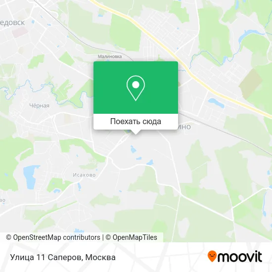 Карта Улица 11 Саперов