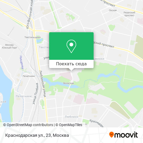 Карта Краснодарская ул., 23