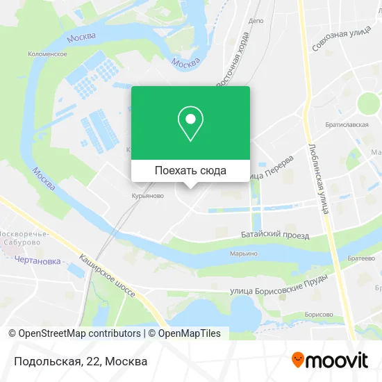 Карта Подольская, 22