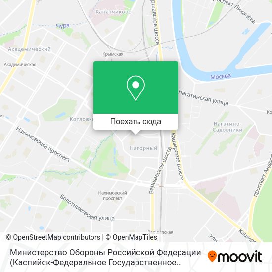 Карта Министерство Обороны Российской Федерации